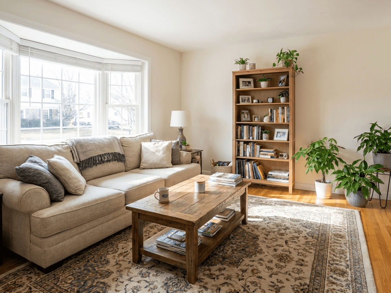 Photo d'annonce immobilière retravaillée par l'IA — après